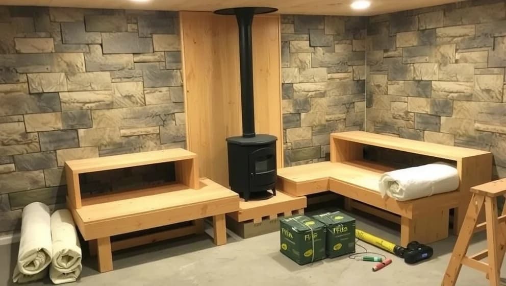 Bygga bastu i källaren hemma