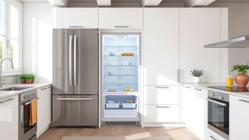 Bygga in kyl och frys i köket