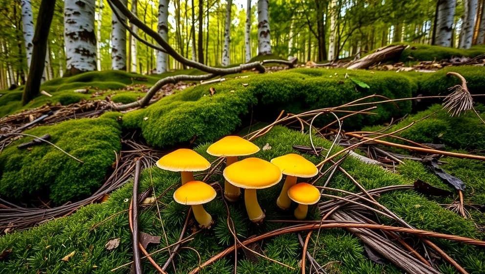 Var växer kantareller i Sverige