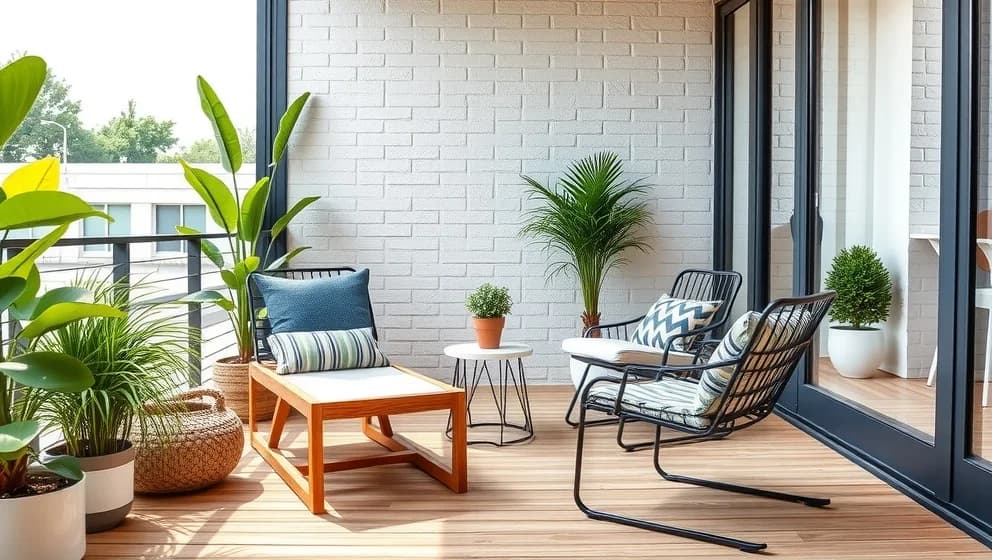 Vilka utemöbler passar bäst till din balkong
